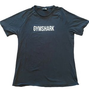 Mens Black Short Sleeve Gymshark XL TShirt